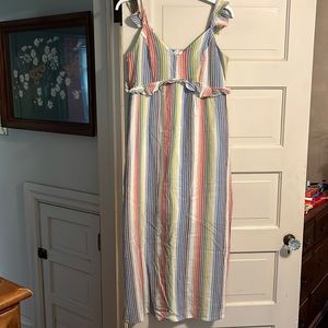 Rainbow Striped Sundress